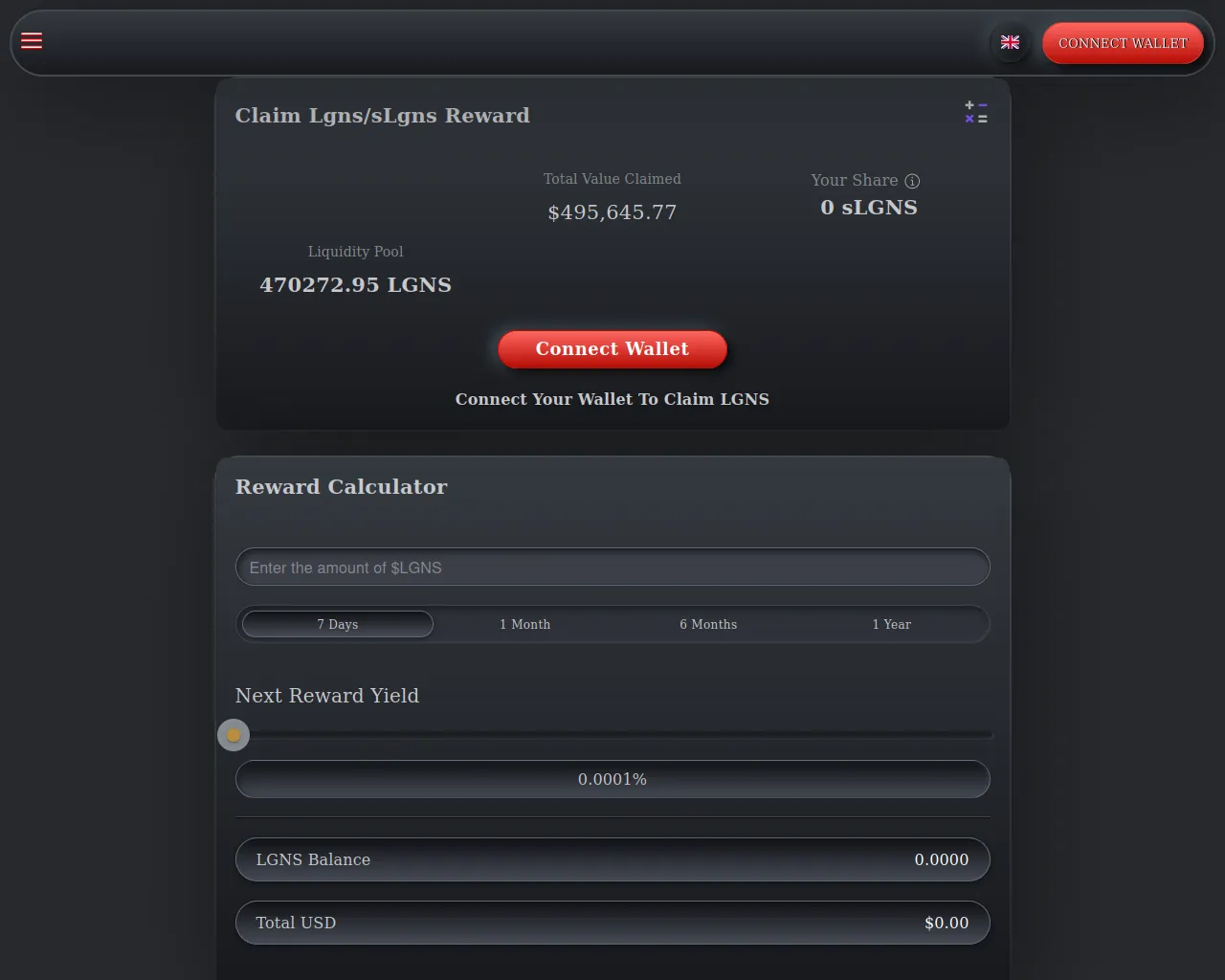 Screenshot of rocketorigindefi.world