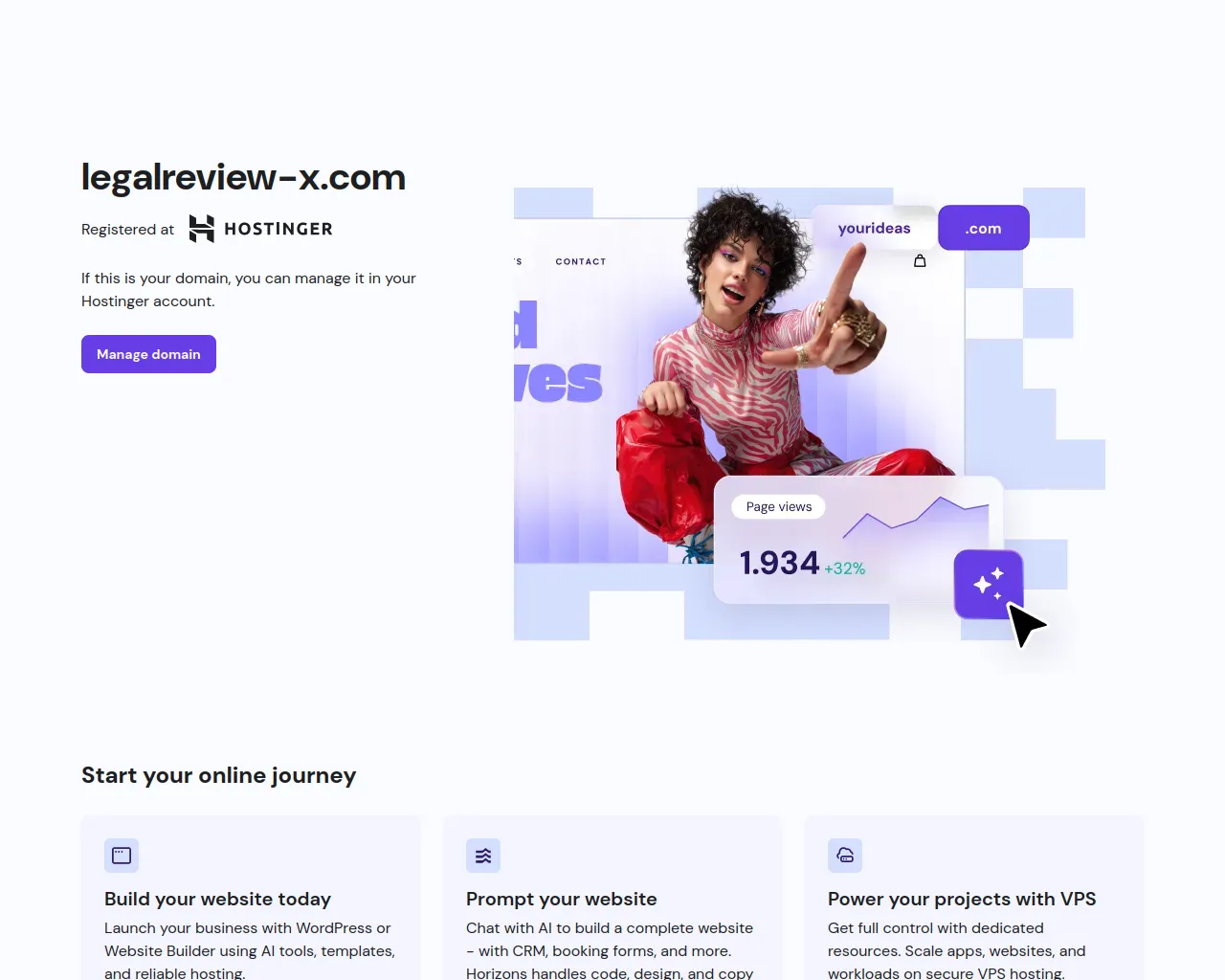 Screenshot of legalreview-x.com