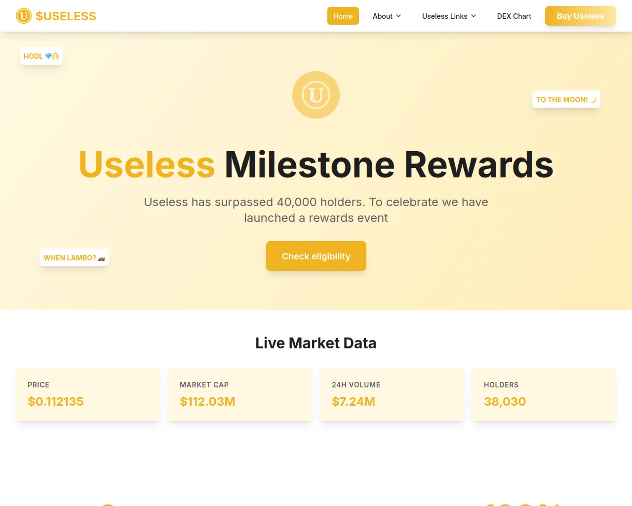 Screenshot of register-uselesscoin.xyz