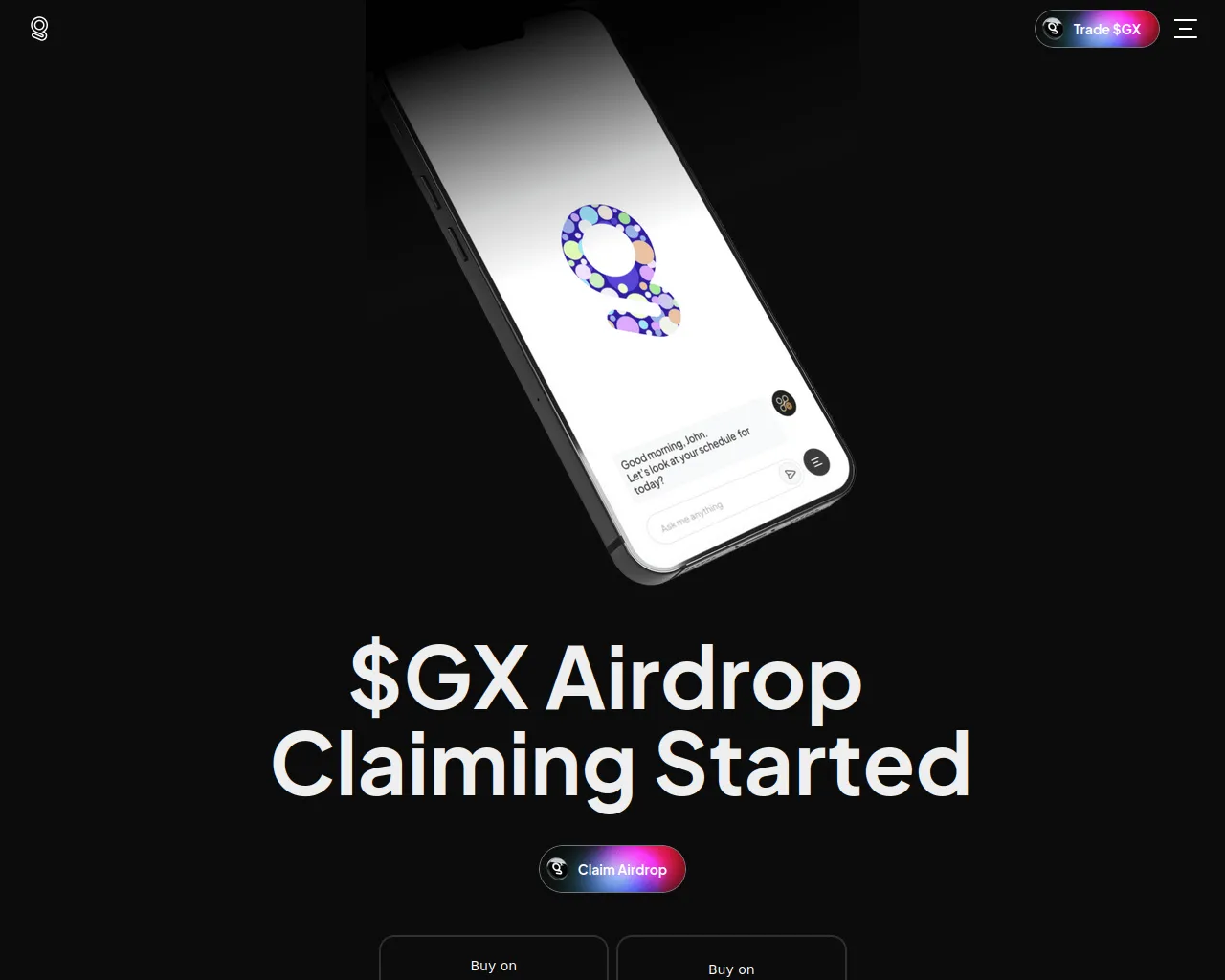 Screenshot of grindery-claim.com