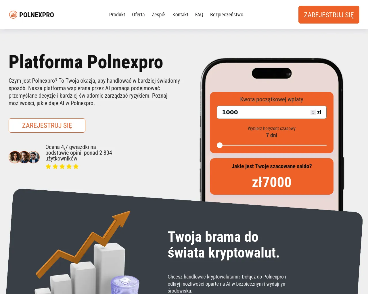 Screenshot of polnexproai.com