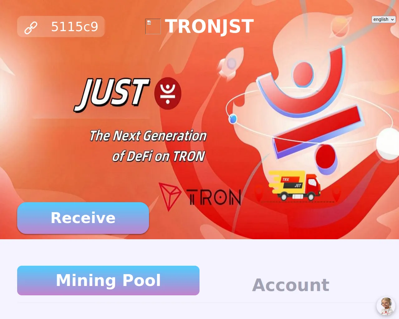 Screenshot of tronjst.shop