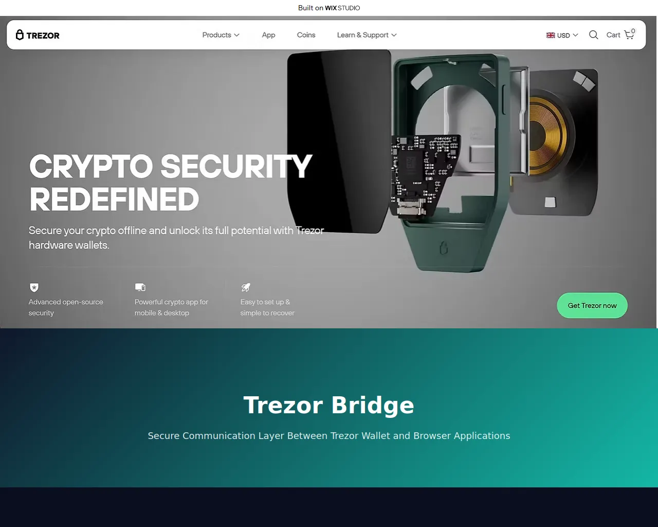 Screenshot of software-bridge.wixstudio.com