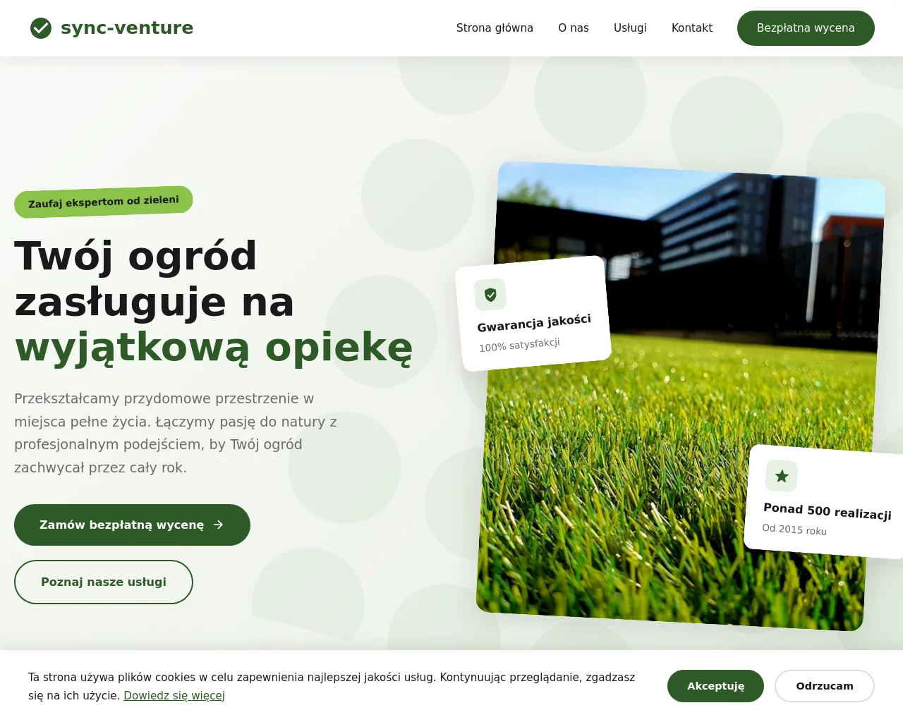 Screenshot of sync-venture.com