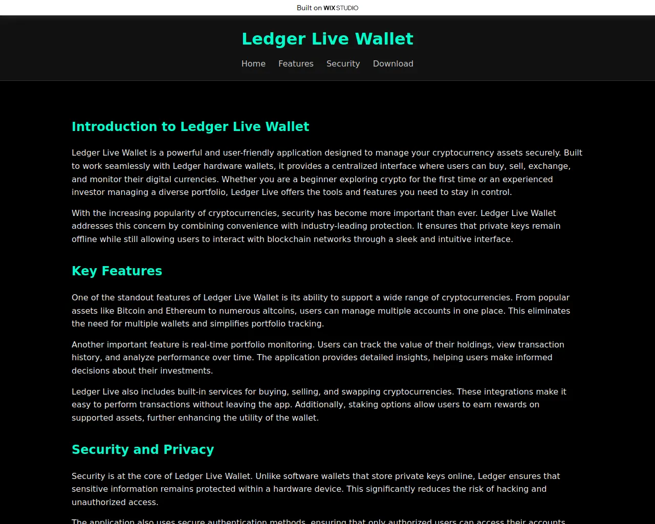 Screenshot of private-applive.wixstudio.com