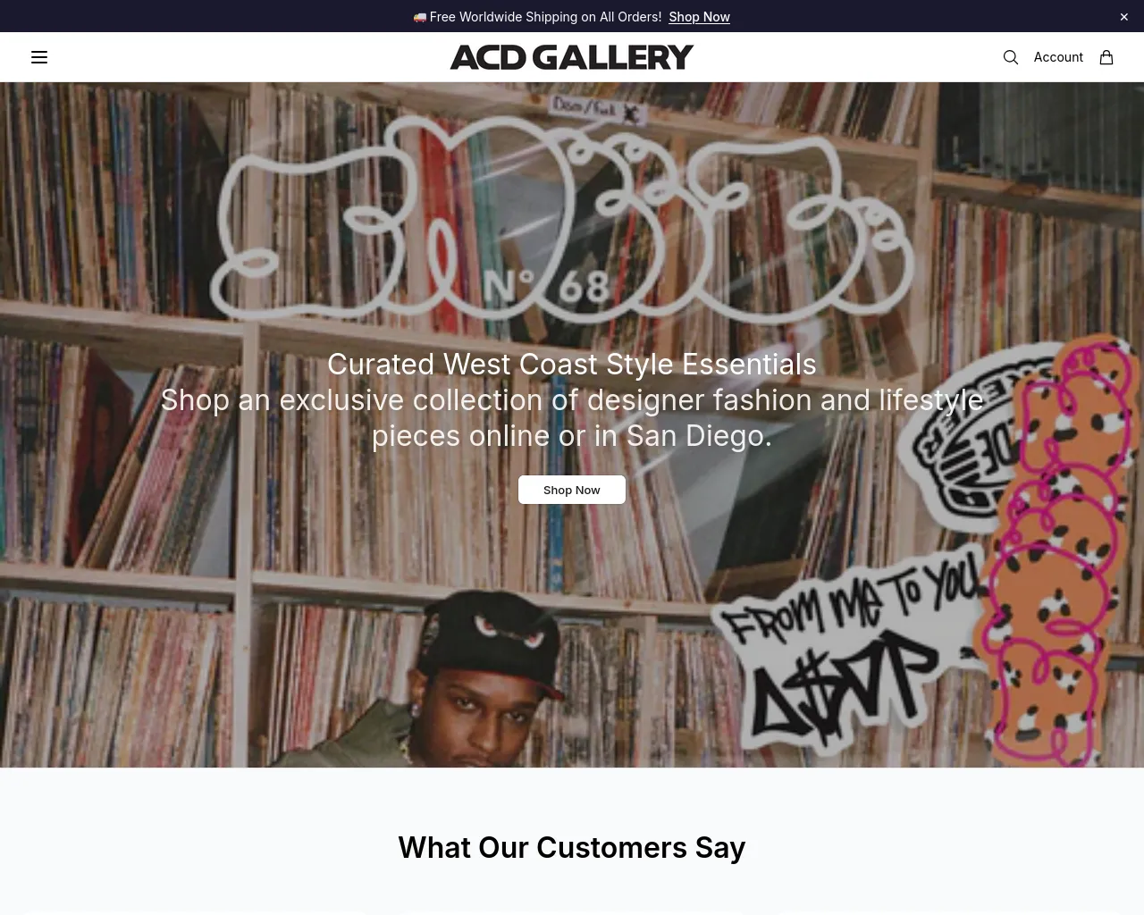 Screenshot of acdgallerymode.shop