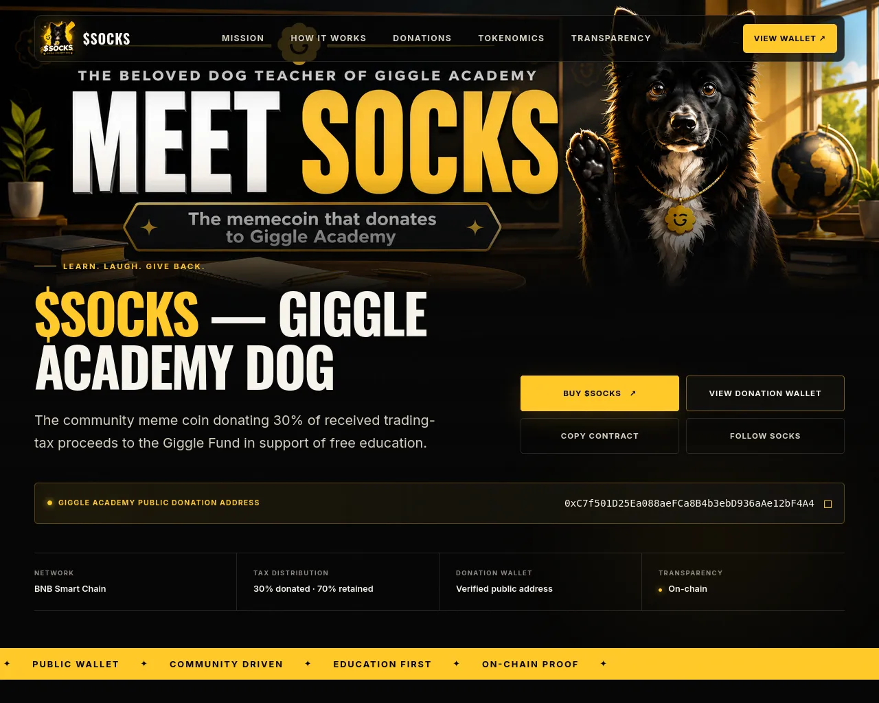 Screenshot of giggle-socks.fun