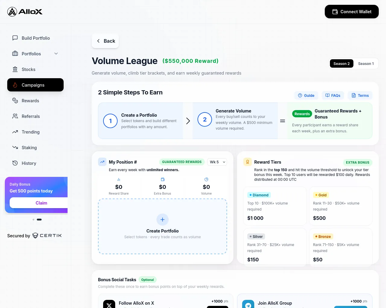 Screenshot of alloxai.xyz
