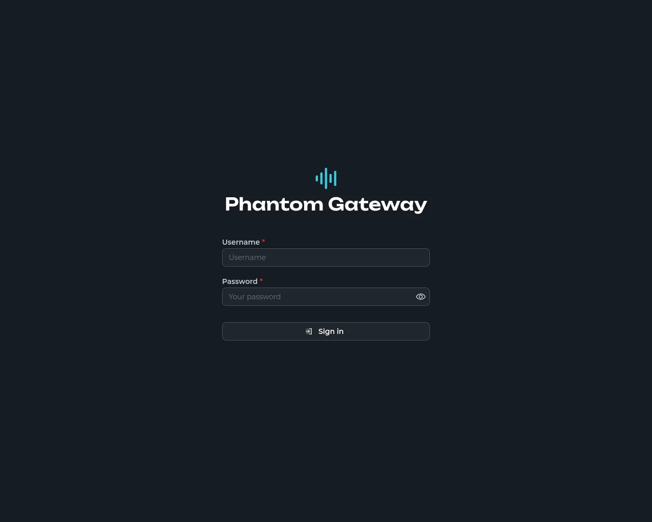 Screenshot of panel.phantom-enterprise.ru