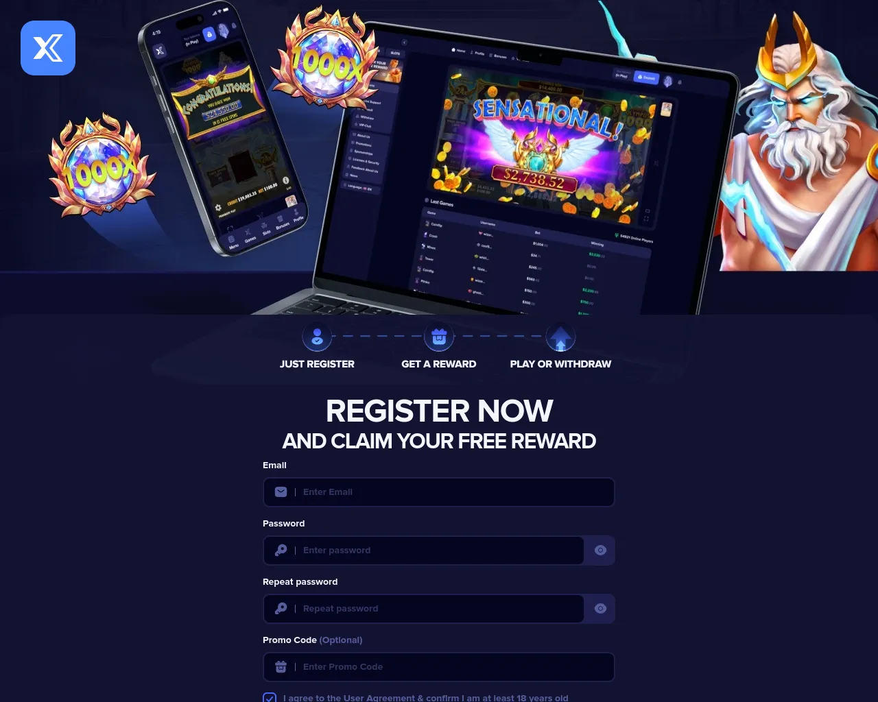 Screenshot of goldstake.gl