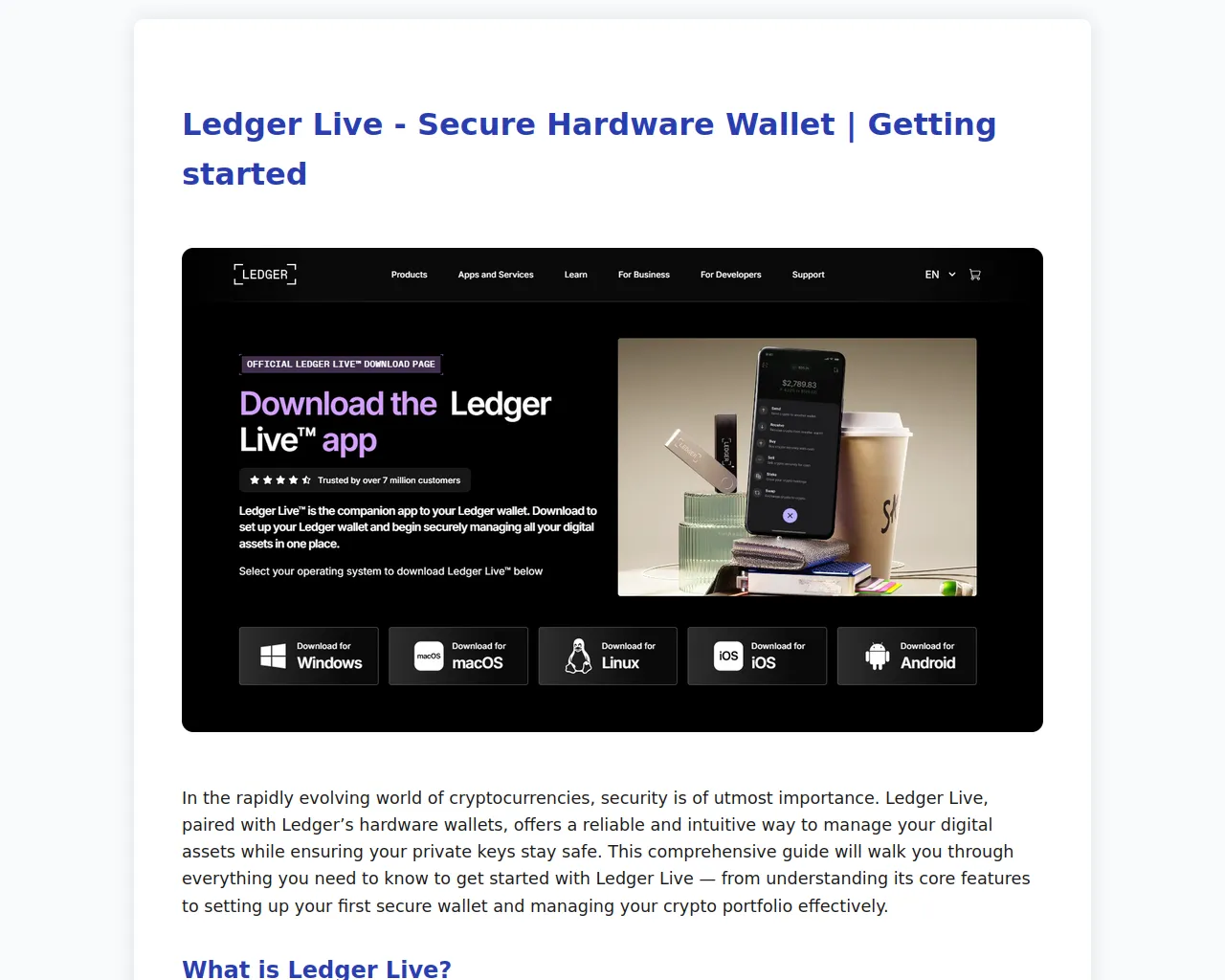 Screenshot of live-ledger-helps-explore.pages.dev