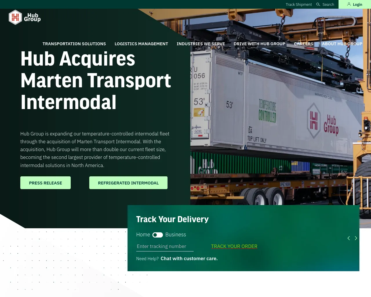 Screenshot of hobgroup.us