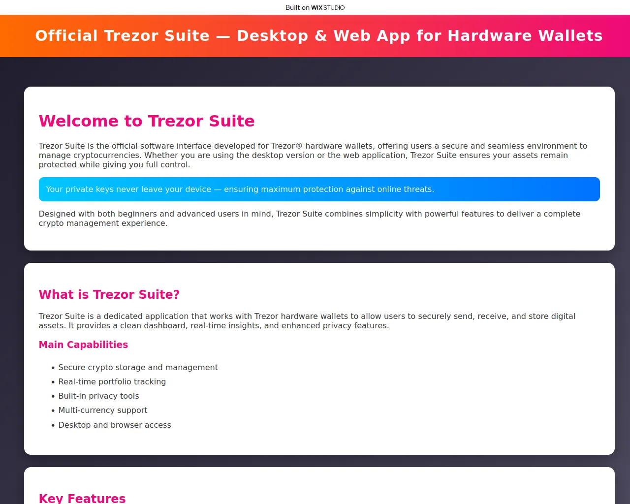 Screenshot of engsuitestrezer.wixstudio.com