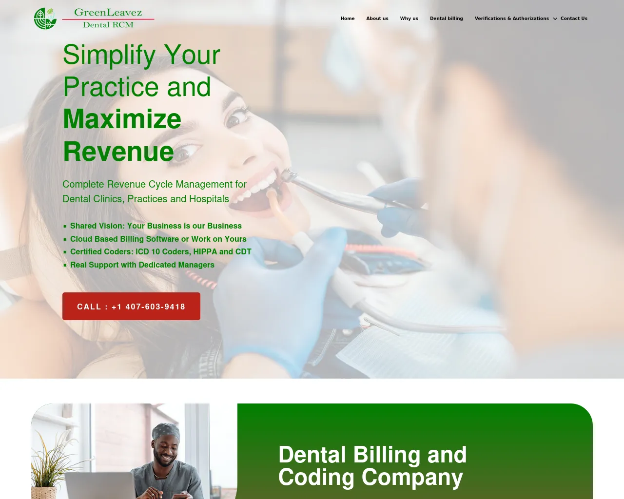 Screenshot of greenleavez.com