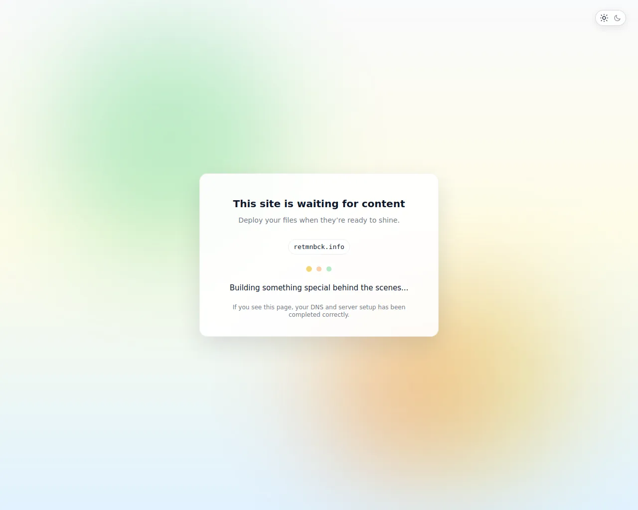 Screenshot of retmnbck.info