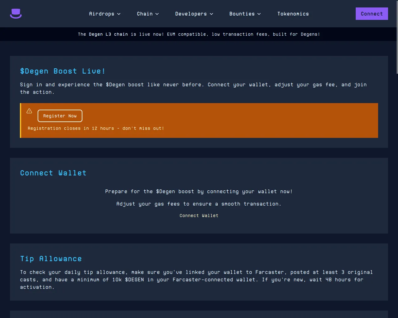 Screenshot of degens-27m.pages.dev