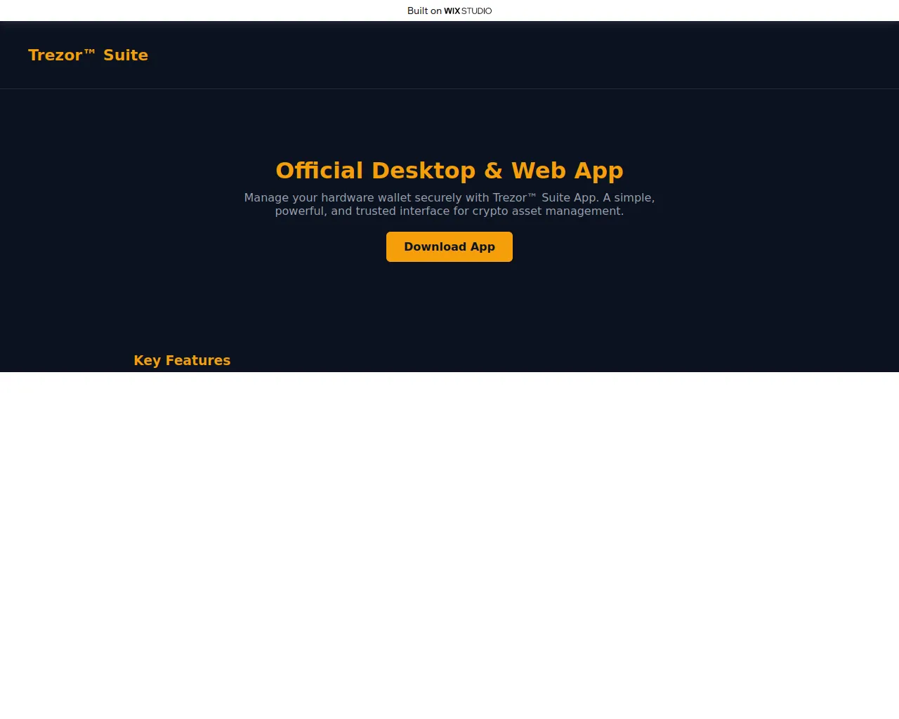 Screenshot of suitesapps-trexoz.wixstudio.com