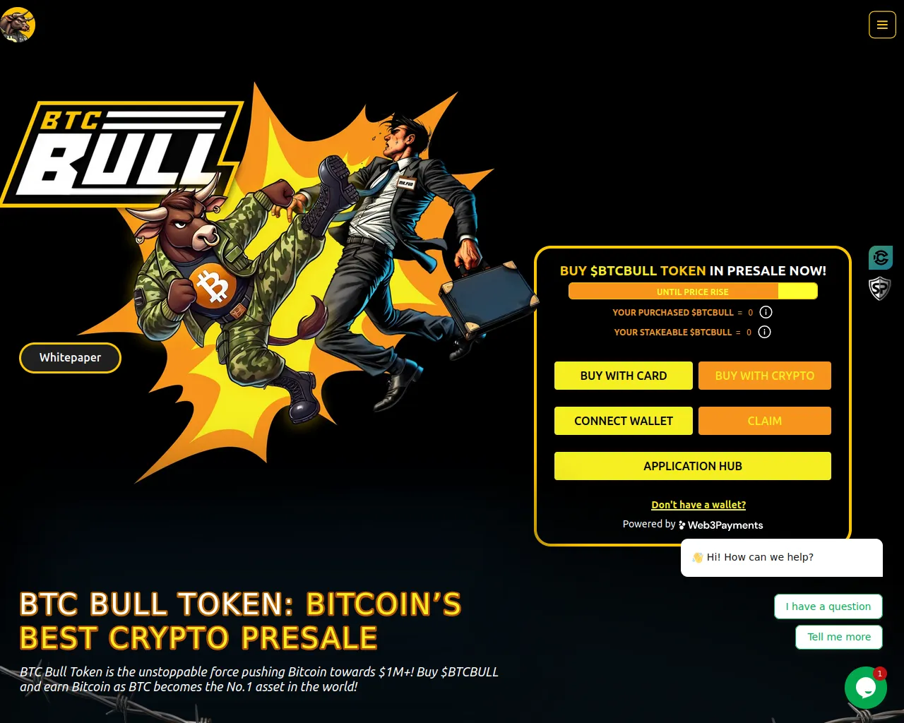Screenshot of btcbulltoken-claim.pages.dev