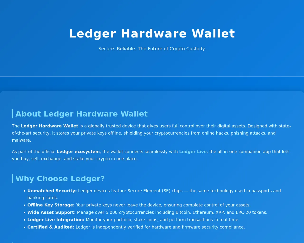Screenshot of ledger-hardware-vallet-use.pages.dev