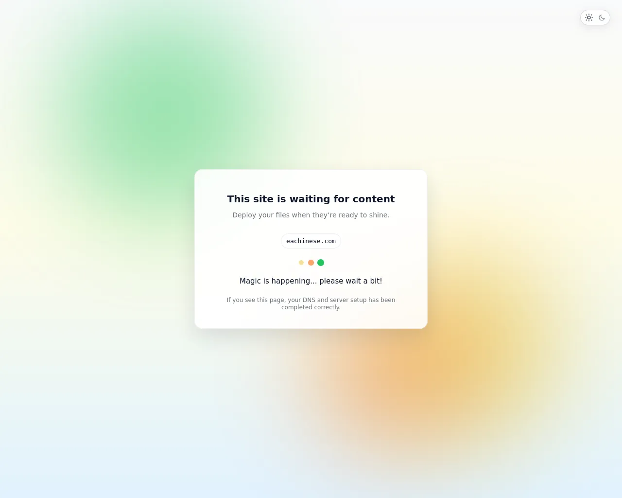 Screenshot of eachinese.com