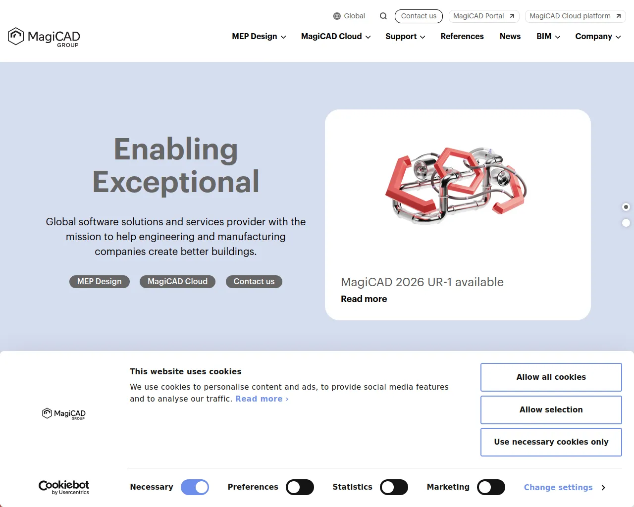 Screenshot of magicloud.blog