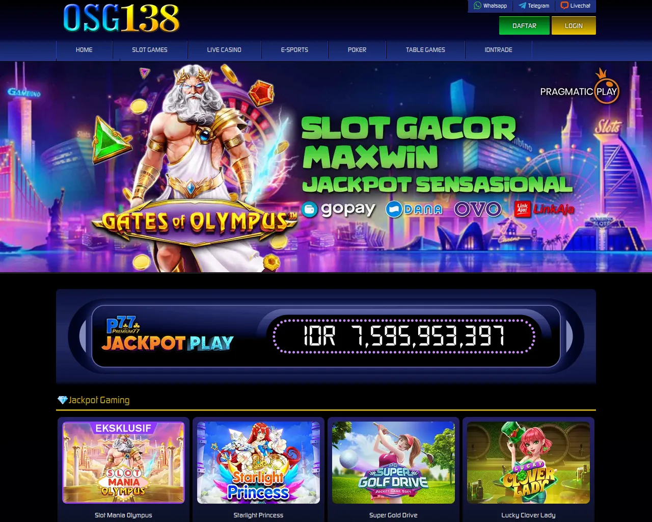 Screenshot of osg138.org