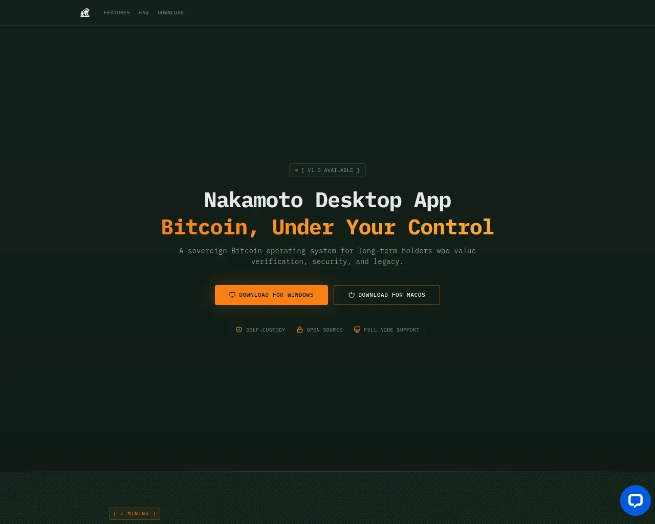 Screenshot of desktop-nakamoto.com