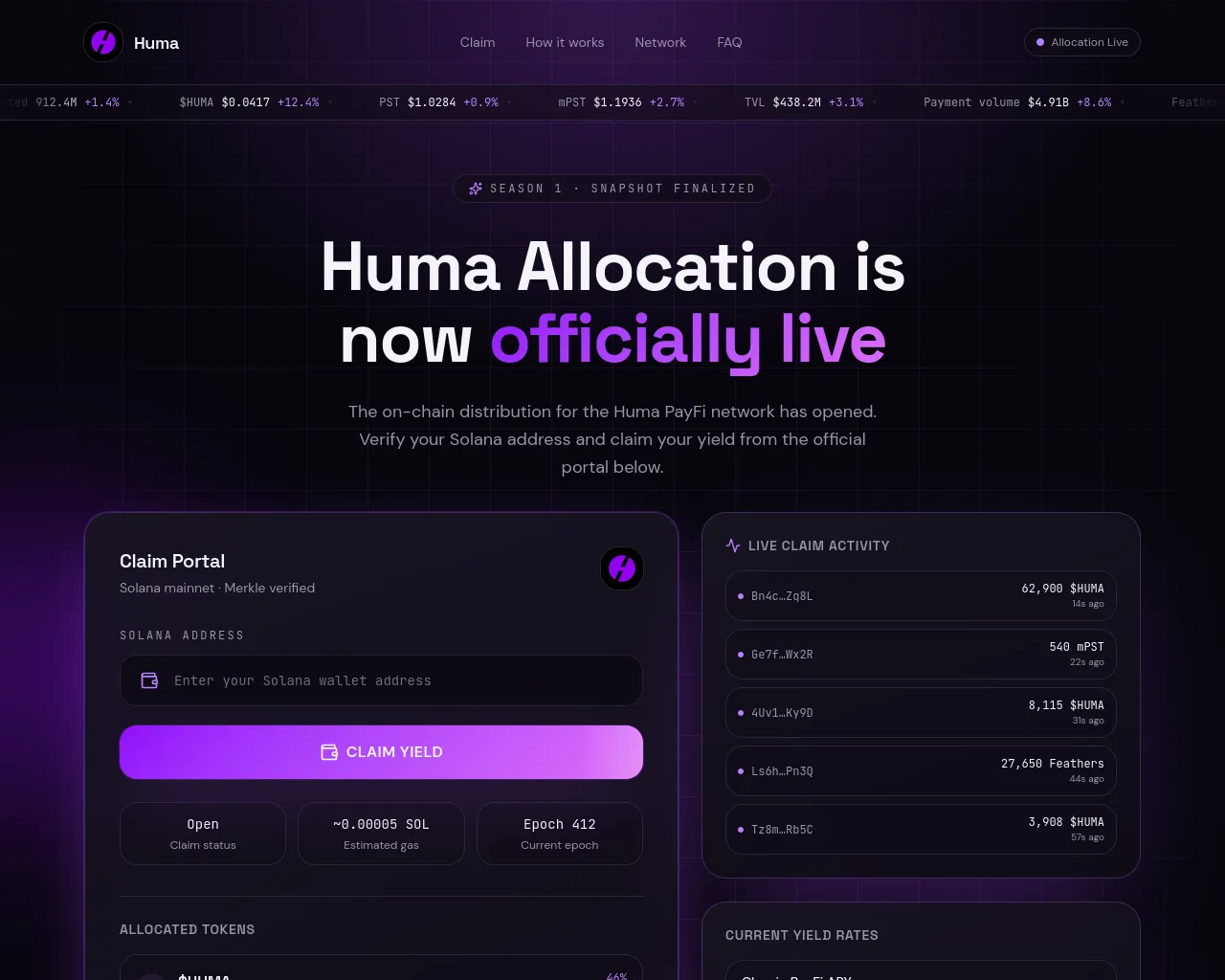 Screenshot of humavault.com