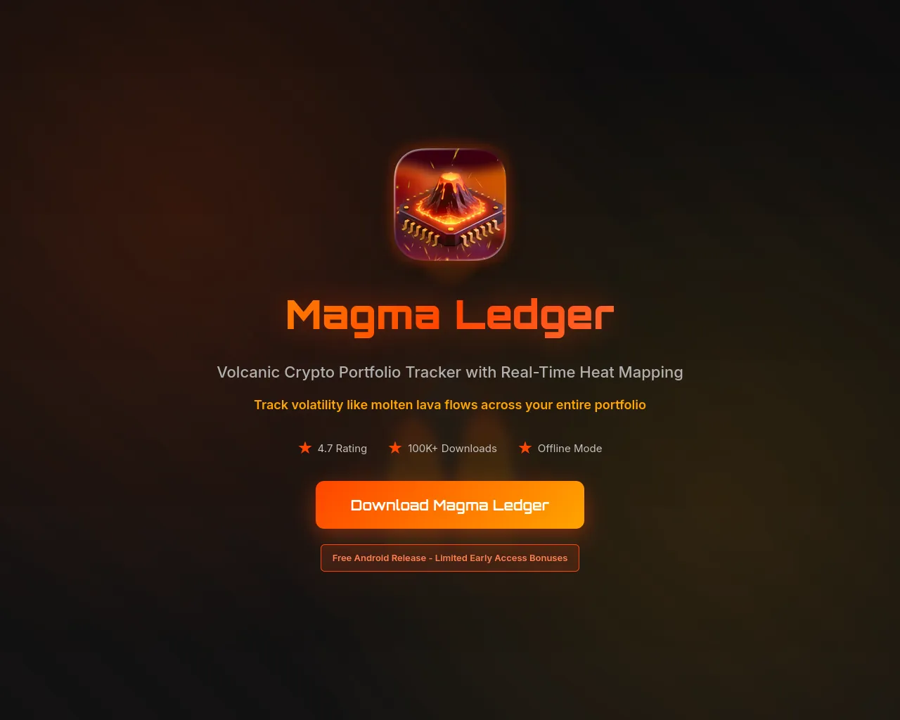 Screenshot of magma-ledger.app