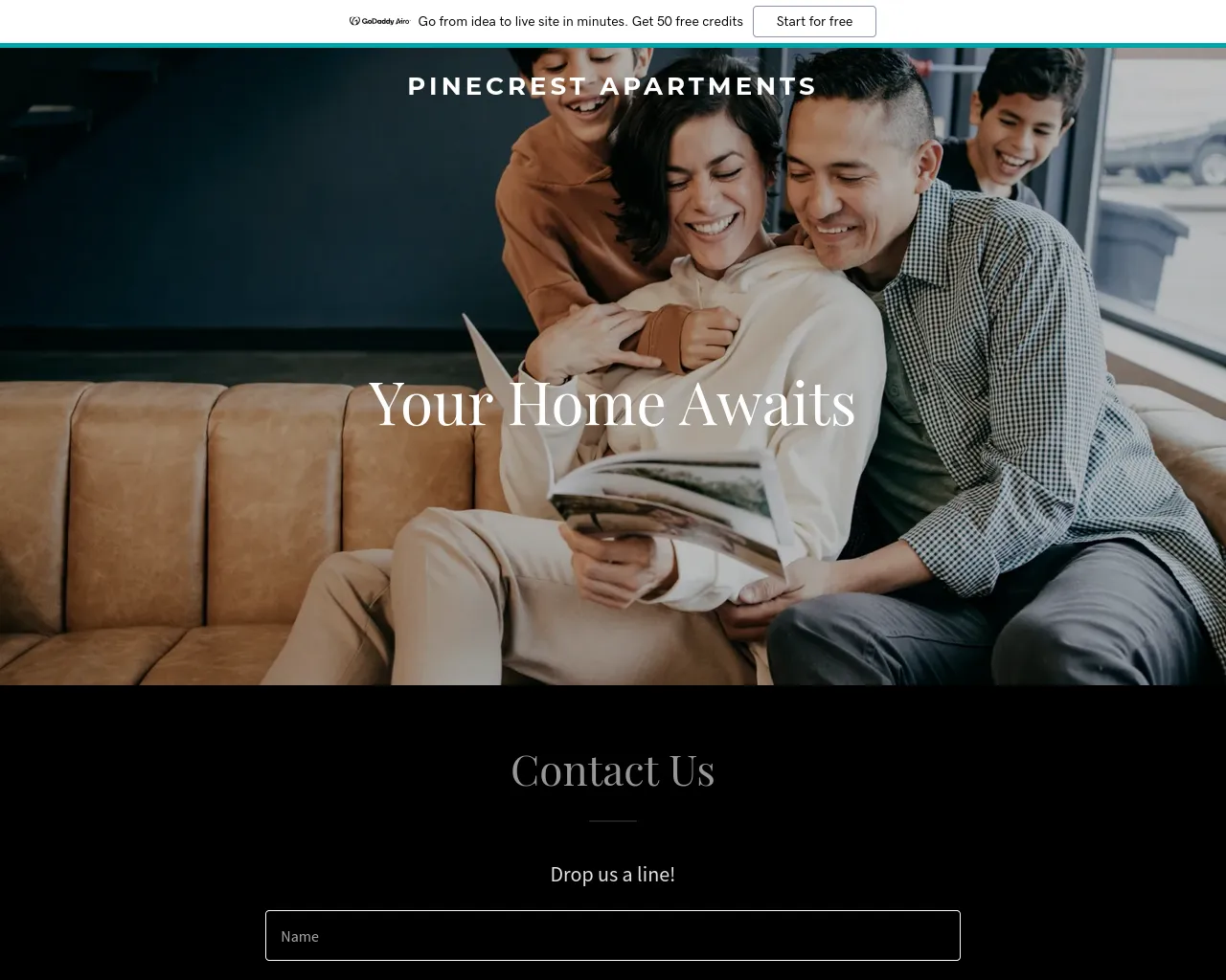Screenshot of pinecrest-apartments.com
