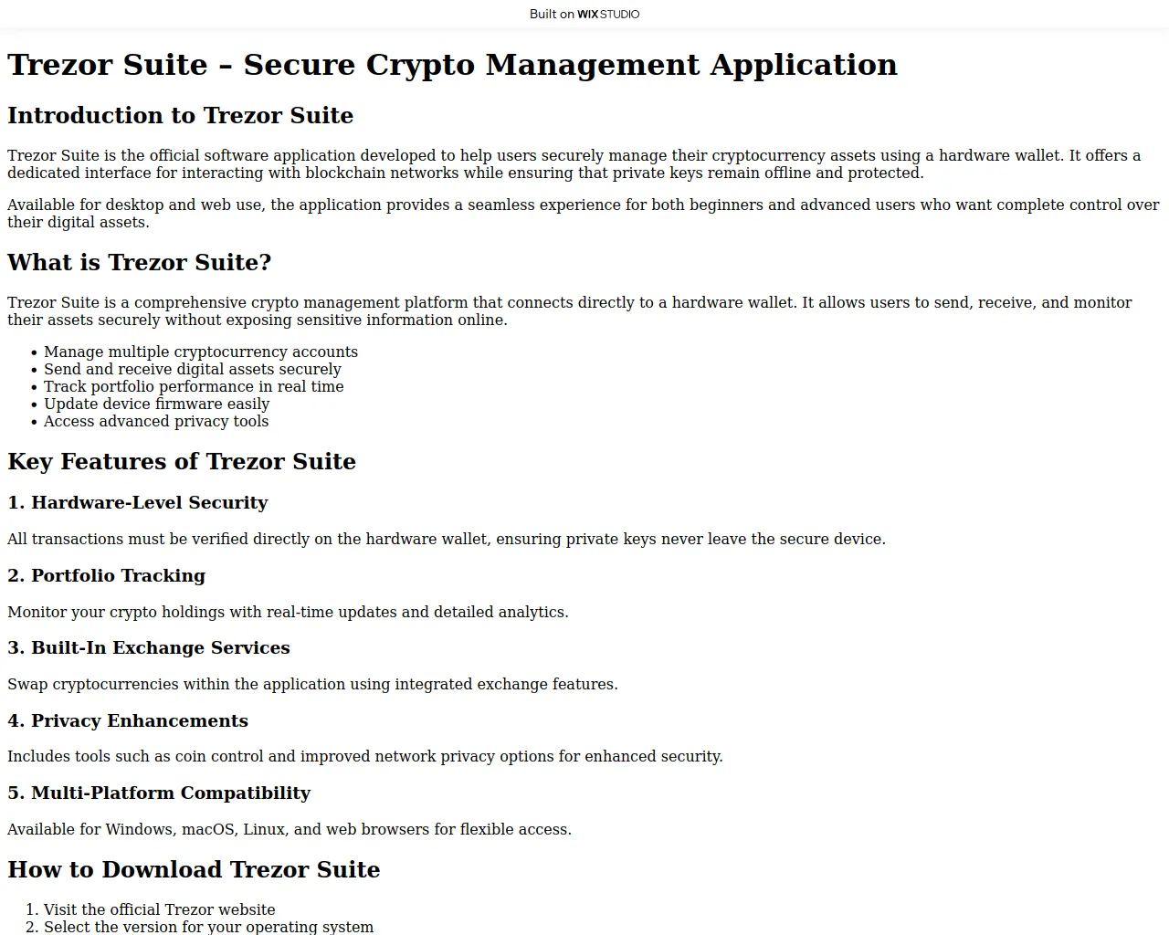 Screenshot of mobile-suites.wixstudio.com
