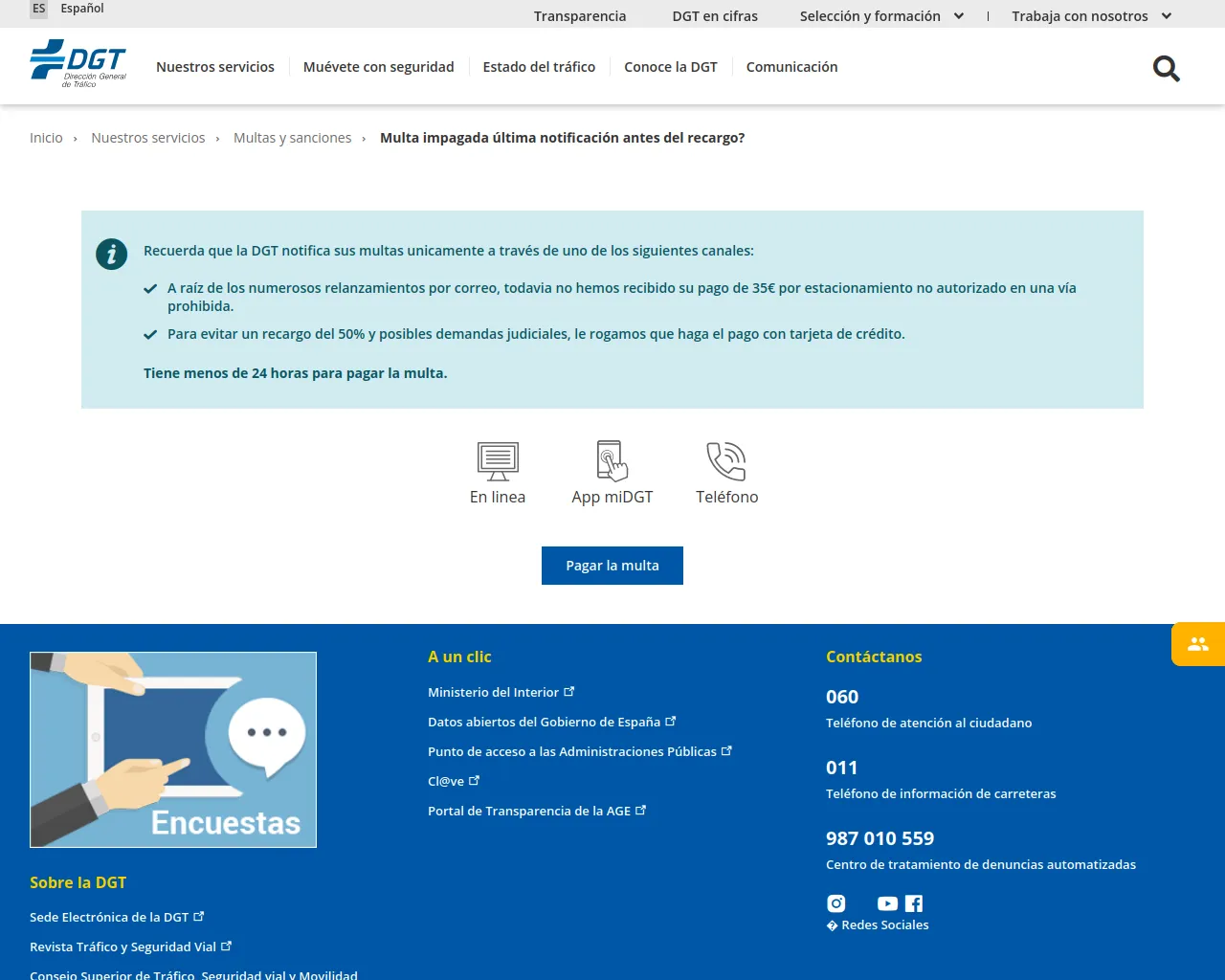 Screenshot of dgt.hafiz.ba
