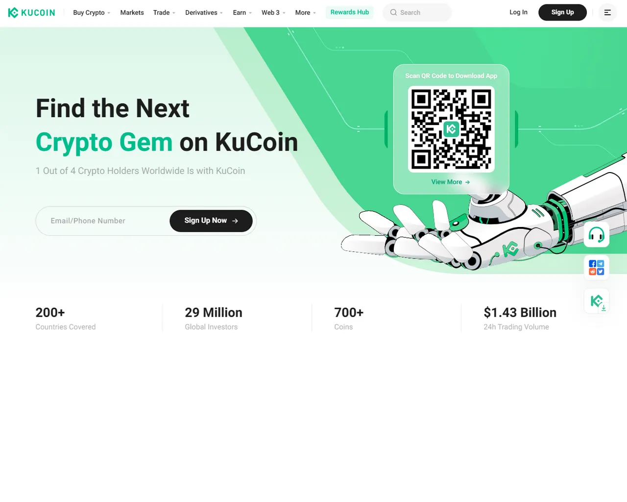 Screenshot of kucoinrloglin.webflow.io
