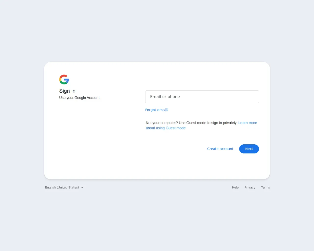 Screenshot of accountservicesgoogle.com