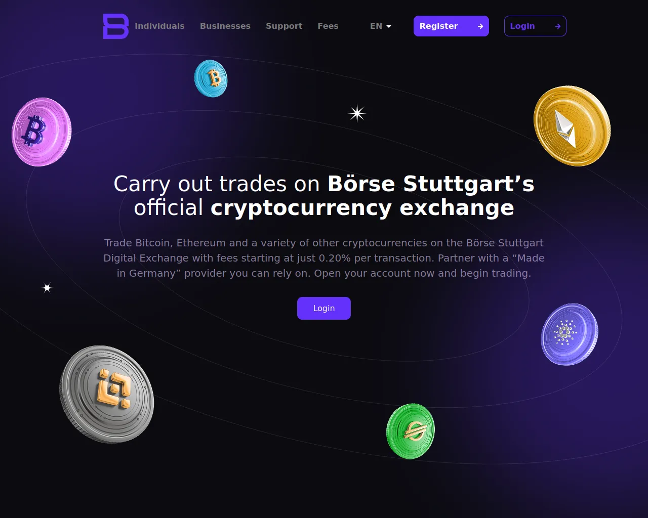 Screenshot of exchange-de.com