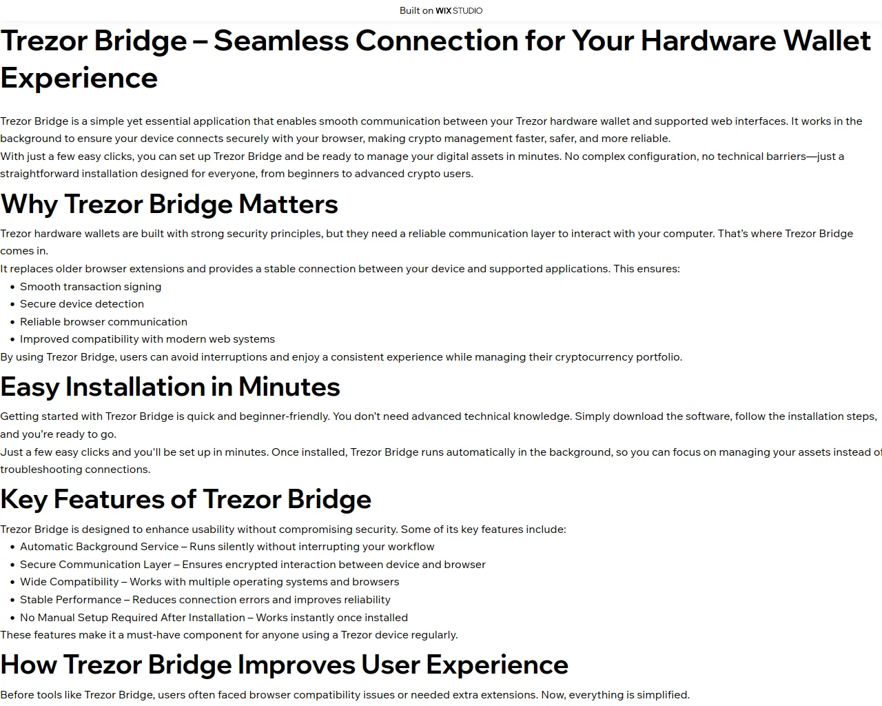 Screenshot of publics-bridge.wixstudio.com