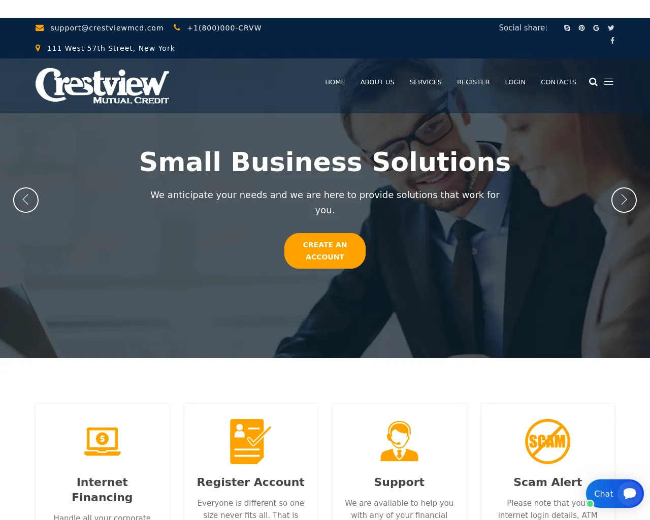 Screenshot of crestviewmcd.com