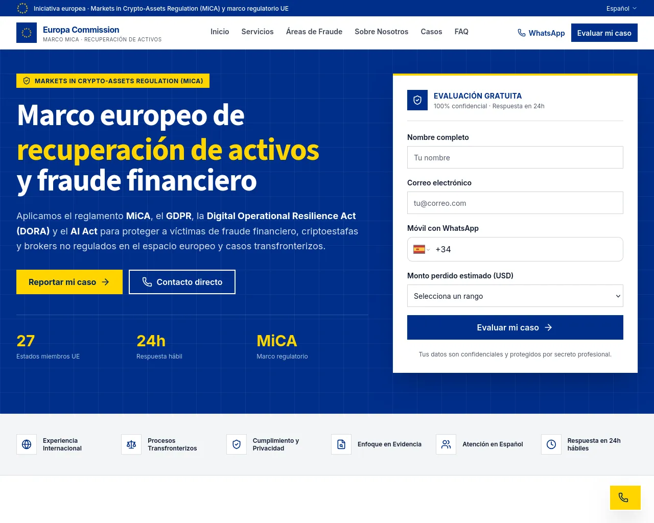 Screenshot of europacommission.com