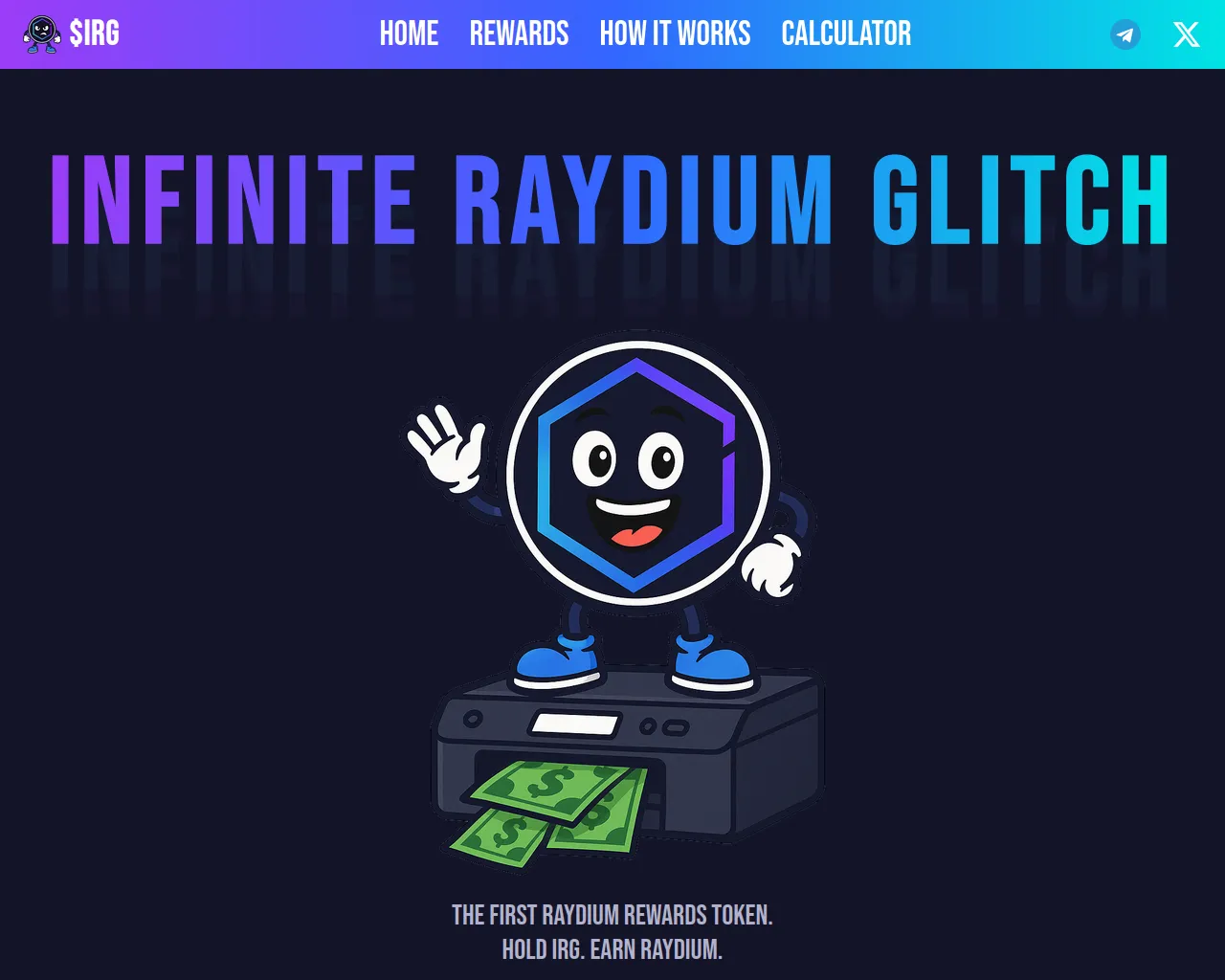 Screenshot of raydiumprinter1.pages.dev