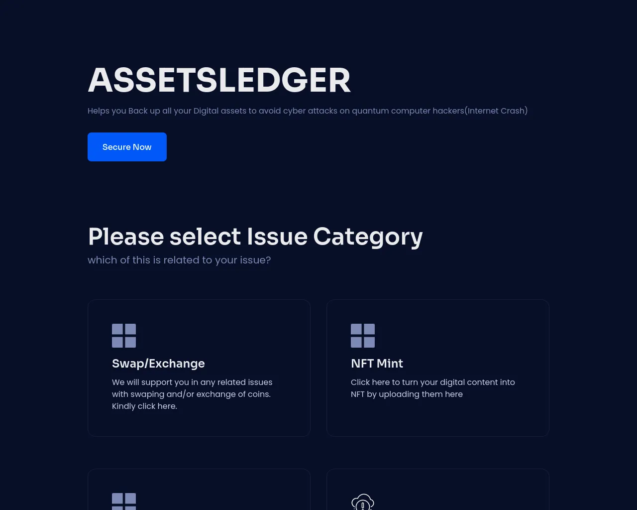 Screenshot of link.web3-bridge.com
