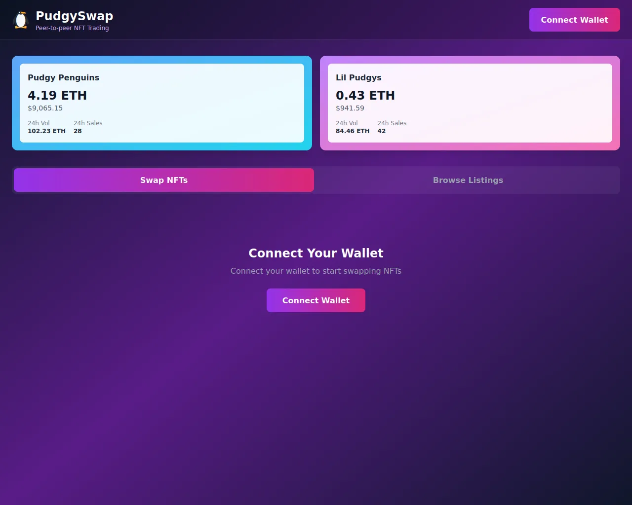 Screenshot of pudgyswap.pro