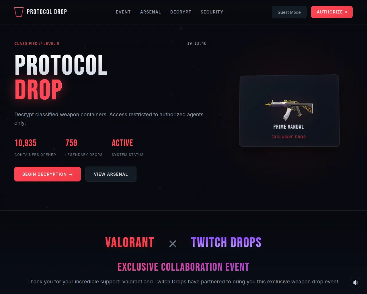 Screenshot of vutabox.xyz