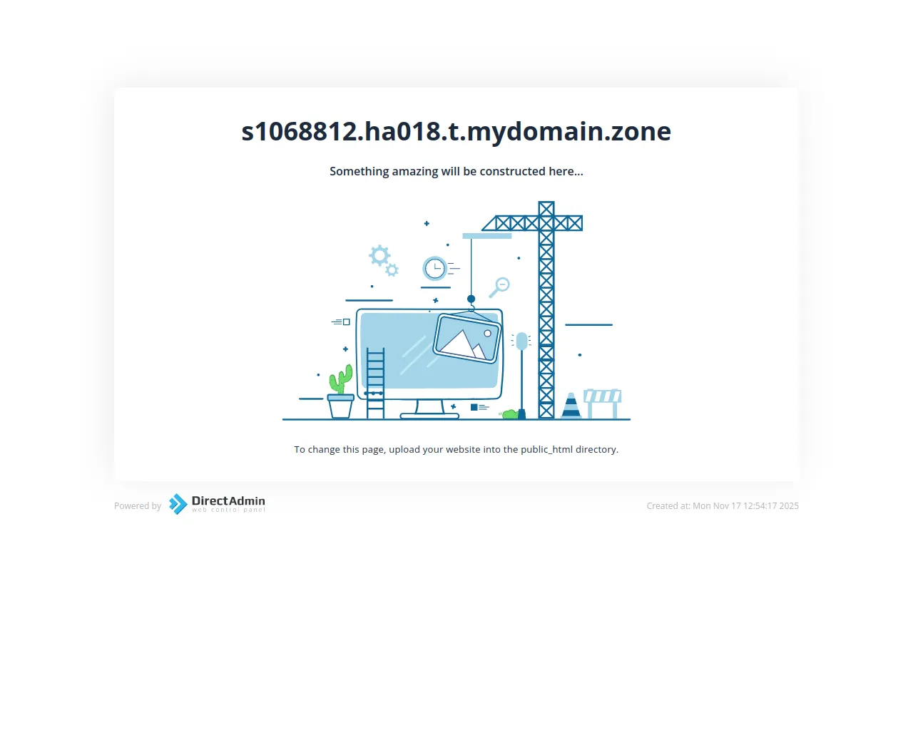 Screenshot of s1068812.ha018.t.mydomain.zone