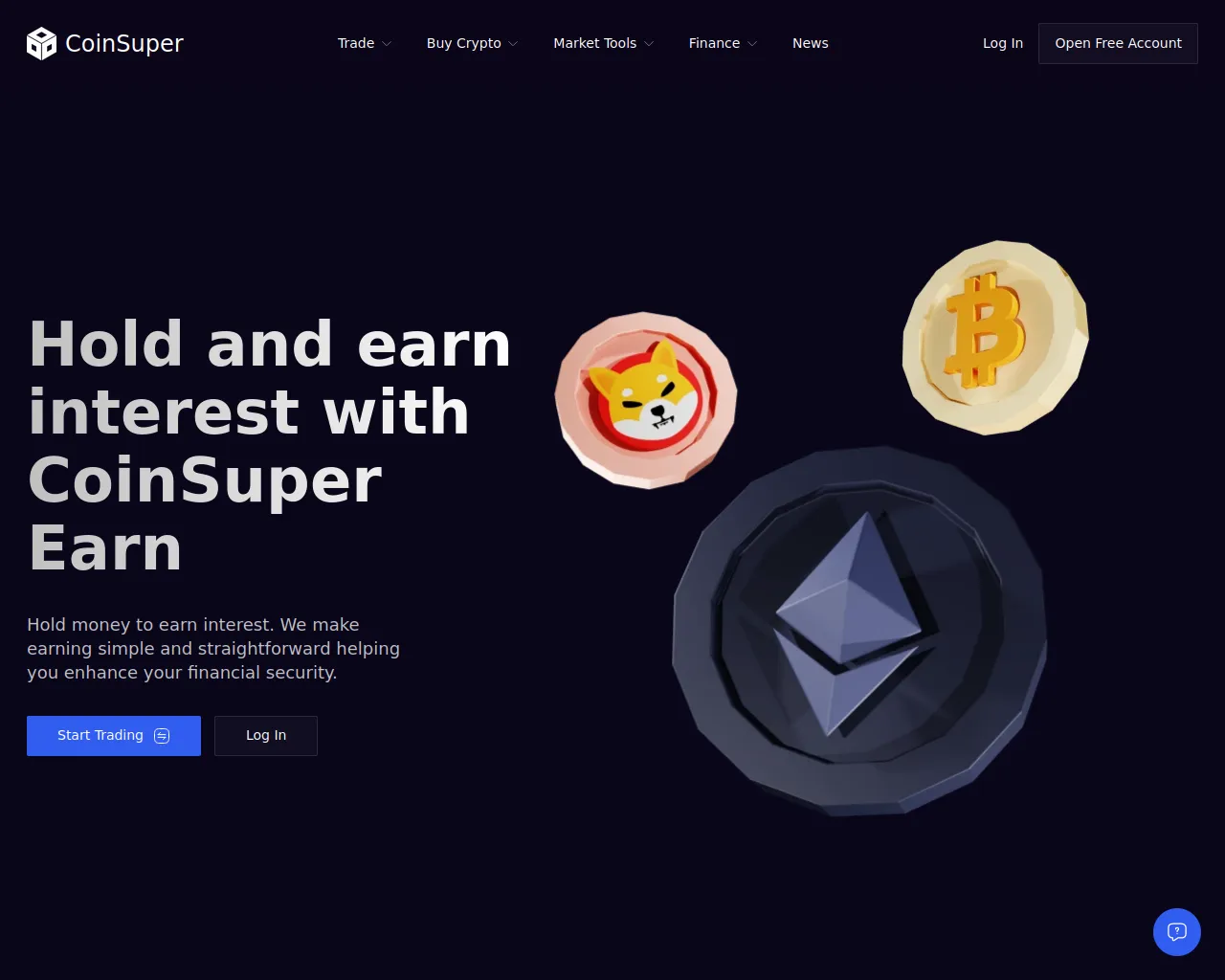 Screenshot of coinsuper.us