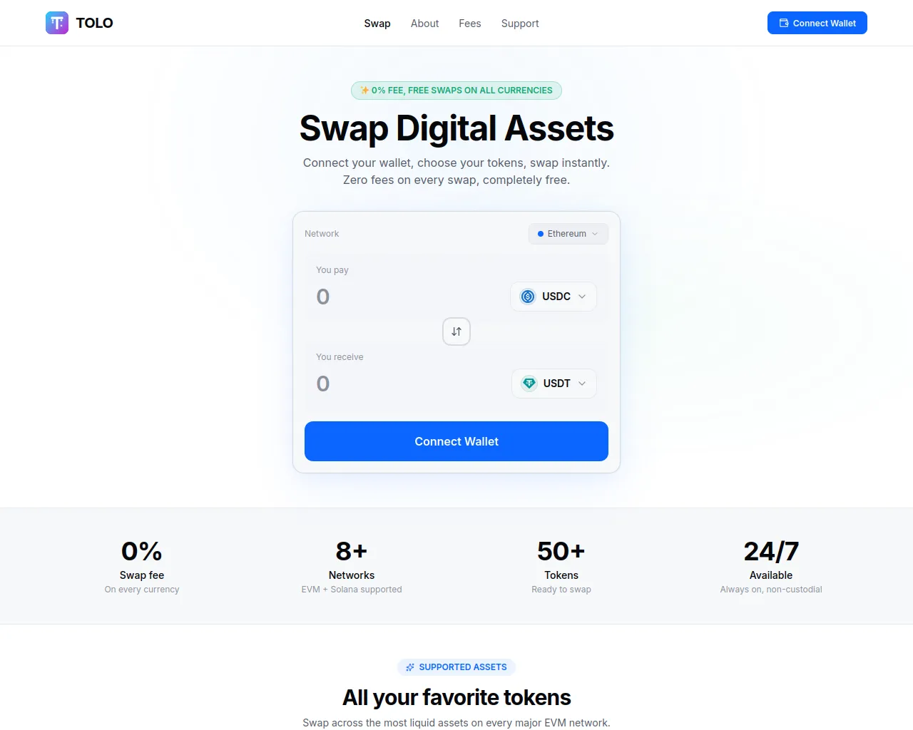 Screenshot of toloexchange.biz