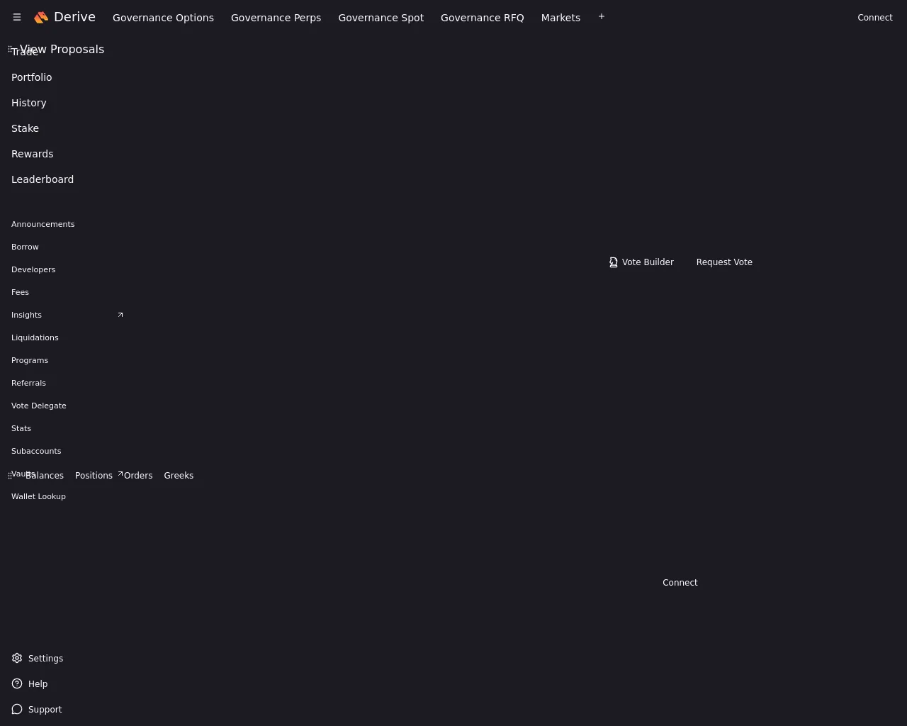 Screenshot of votes-derive.xyz