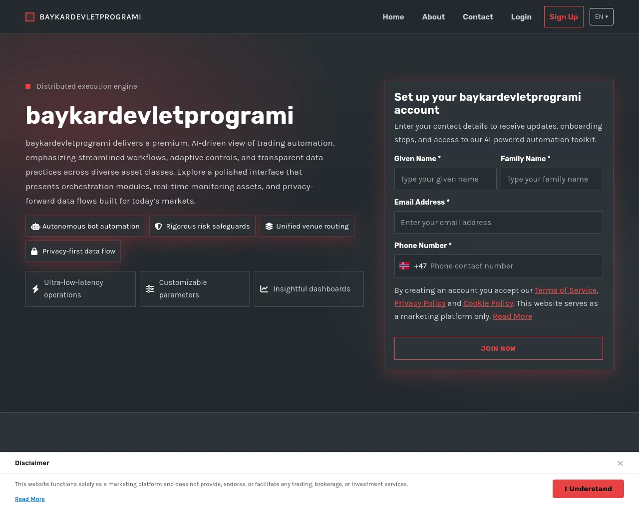 Screenshot of baykardevletprogrami.com