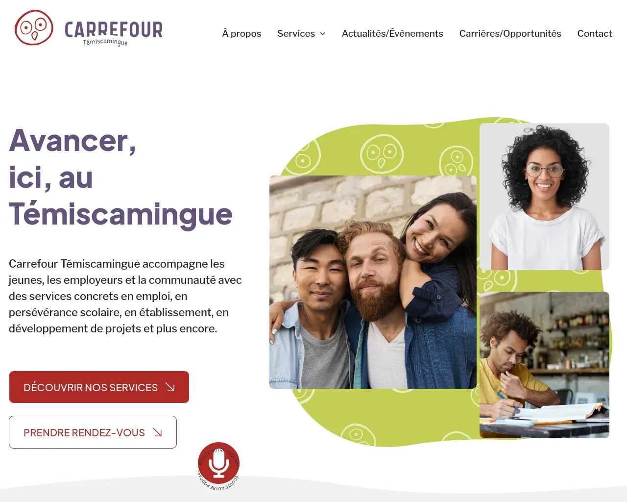 Screenshot of carrefourtemis.ca
