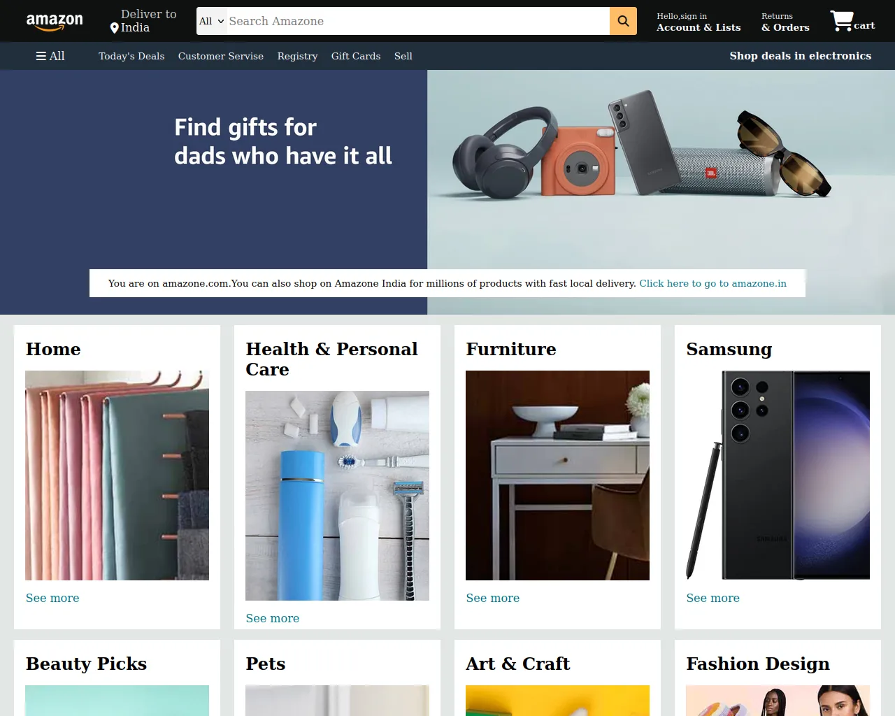Screenshot of amazone-clone-lilac.vercel.app