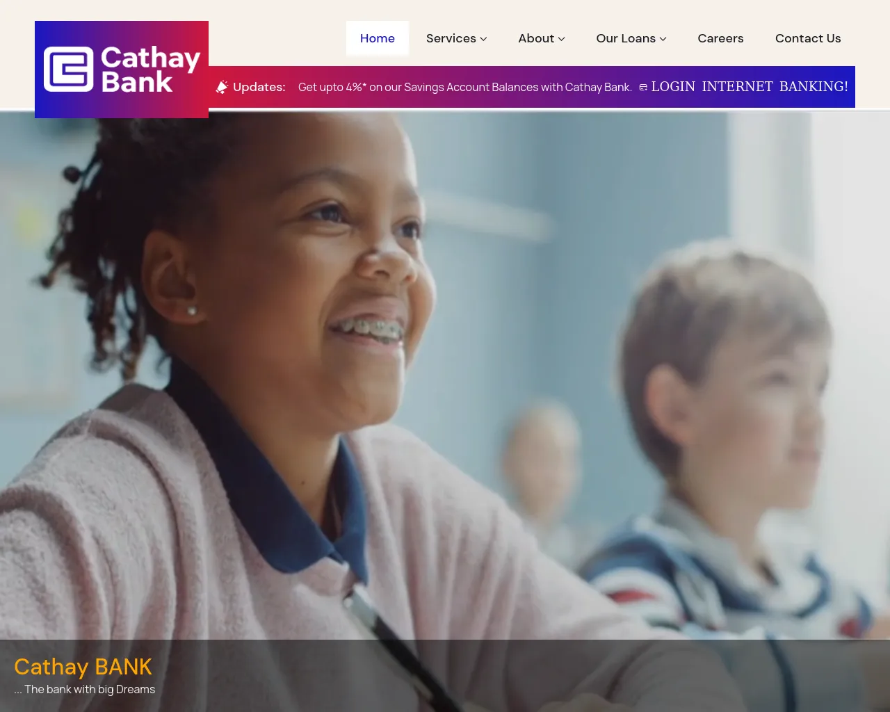 Screenshot of cathaybank.cathab.com